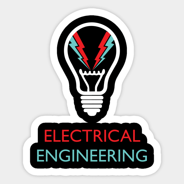 Best design electrical engineering electricity engineer Sticker by PrisDesign99